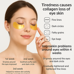 Auravie GoldTouch Under-Eye Elixir Patches – Youth Restore Edition