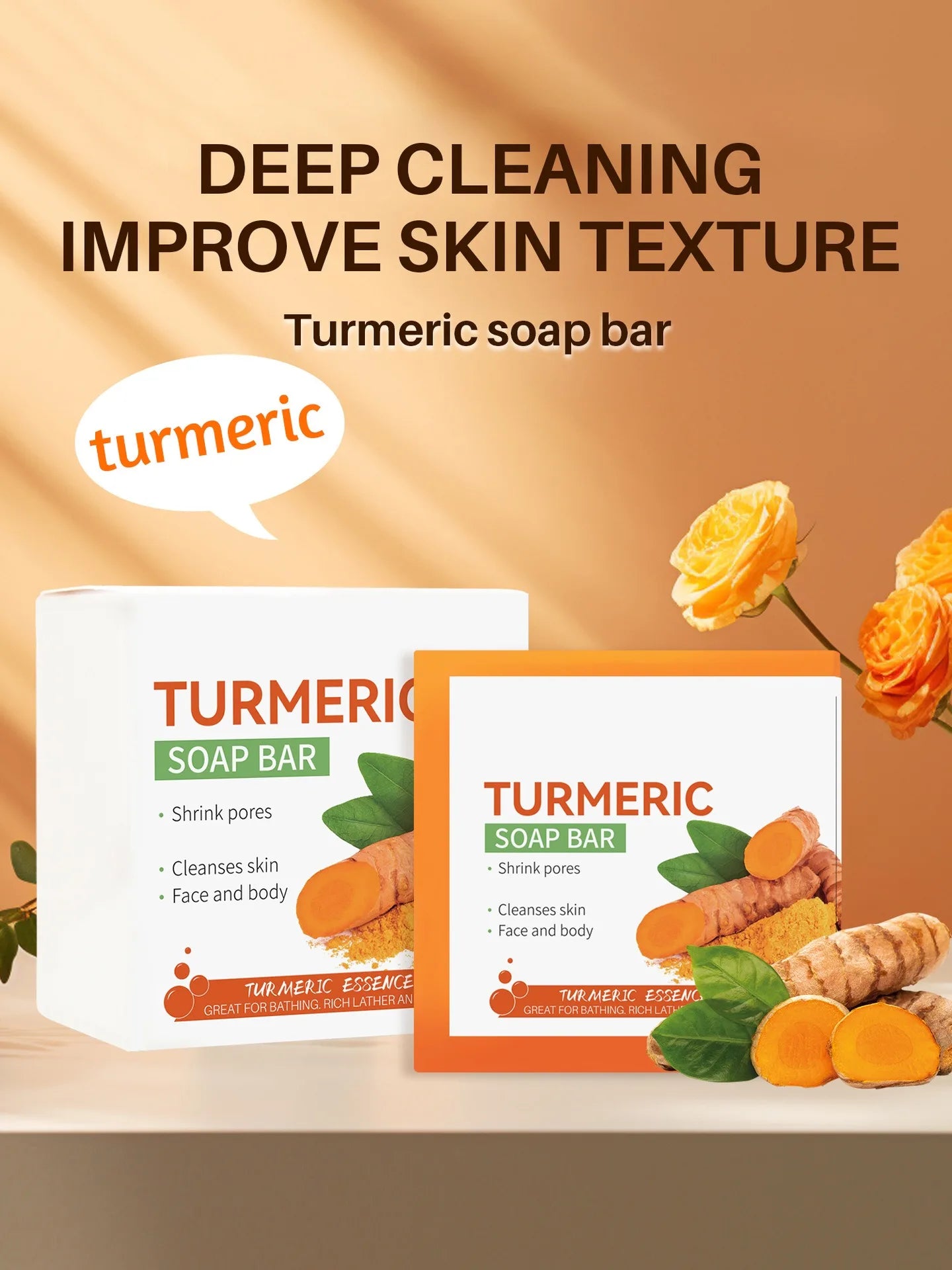 Raavira EarthElixir™ Turmeric Glow Soap - Raavira