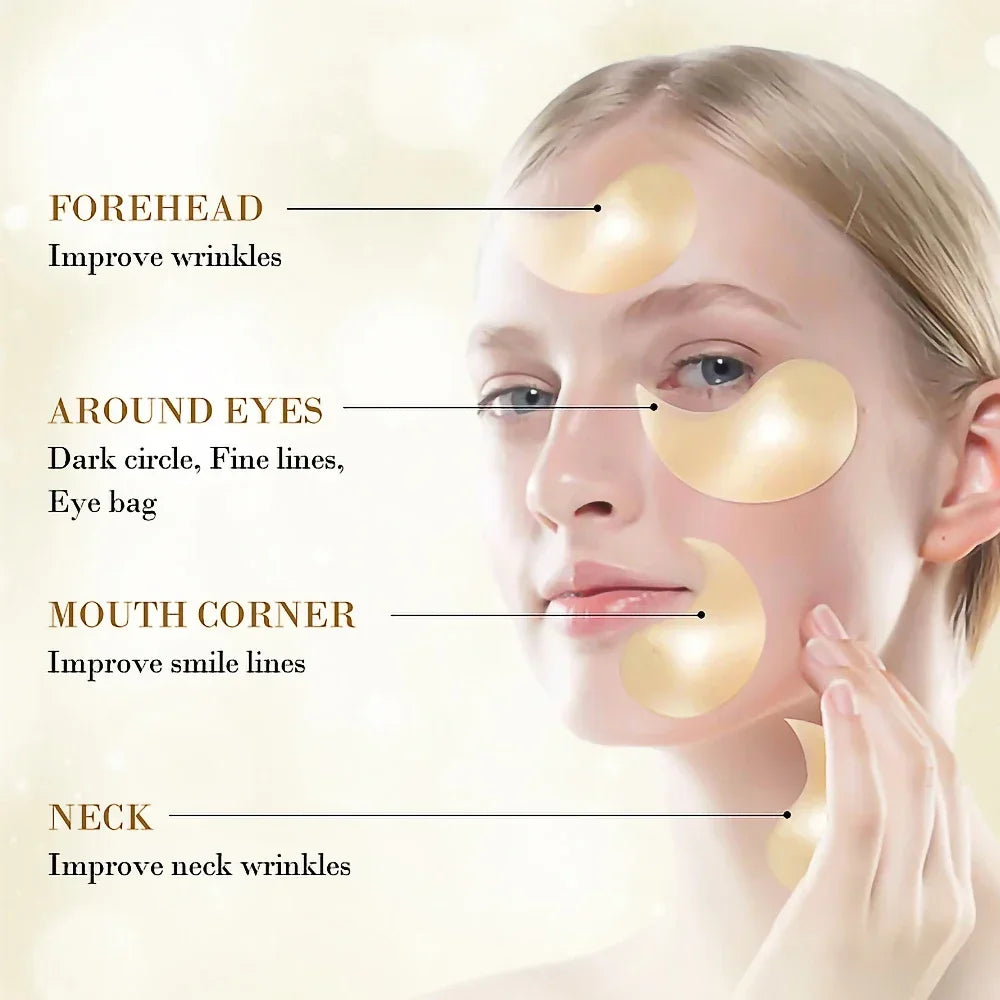 Auravie GoldTouch Under-Eye Elixir Patches – Youth Restore Edition