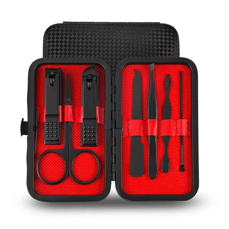 Raavira LuxeTrim 24-in-1 Nail Care Kit – Premium Stainless Steel Manicure & Pedicure Set with Travel Case